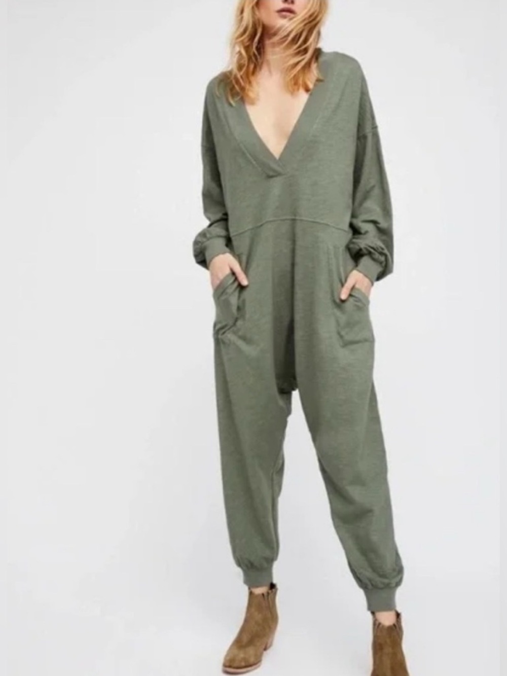 Free People Intimately Just Because Onesie | Xsmall | Olive
